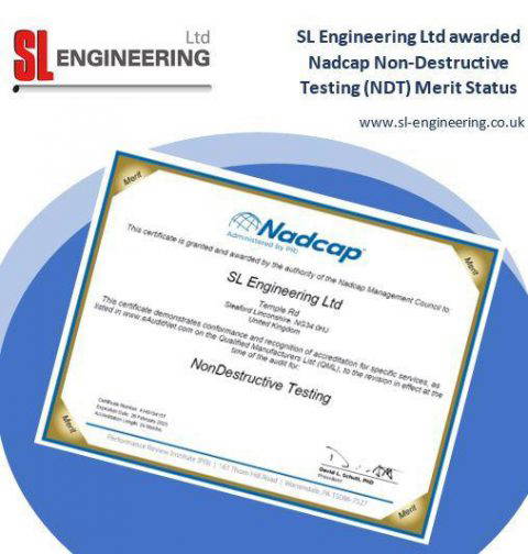 SL Engineering Ltd awarded NADCAP Non-Destructive Testing (NDT) Merit ...